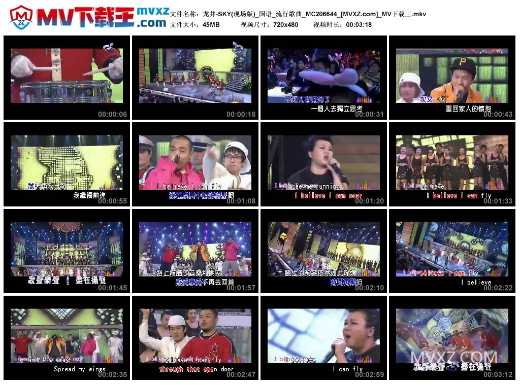 龙井-SKY(现场版)_国语_流行歌曲_MC206644